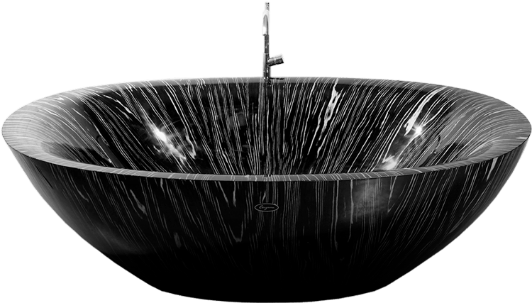 Freistehende Holzbadewanne – Originalmotiv zur Inspiration